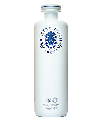 Kástra Elión Vodka is one of the best spirits of 2022.