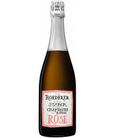 Louis Roederer et Philippe Starck Brut Nature Rosé